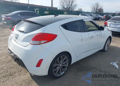 2013 Hyundai Veloster Base W/Gray из США, поврежденный, VIN KMHTC6ADXDU180316
